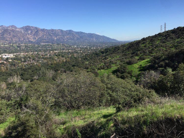 la cañada flintridge trails view