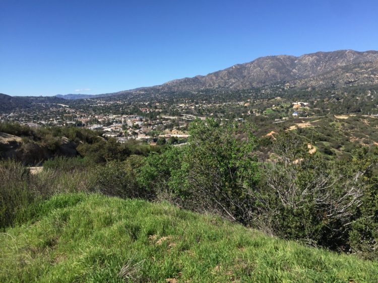 la cañada flintridge trails view